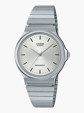 Casio, Men’s Watch Analog, Silver Dial Silver Stainless Steel Band, MQ-24D-7EDF